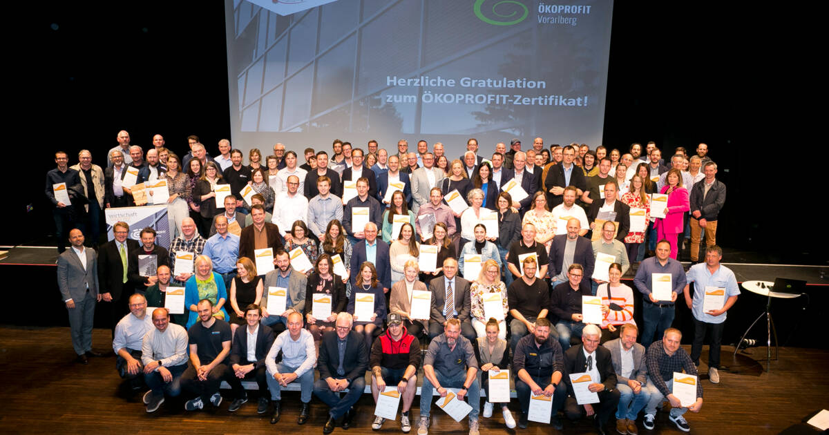 Ökoprofit 2023 - Zertifikatsverleihung Ökoprofit 2023 - Zertifikatsverleihung