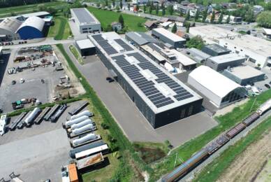 i+R IGB Gewerbehalle Hard PV-Anlage