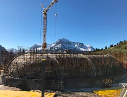Skyspace Lech im Bau