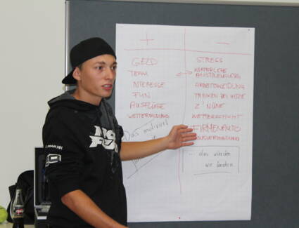 Lehrlingsseminar mit Lehrlingen des 3. Lehrjahres