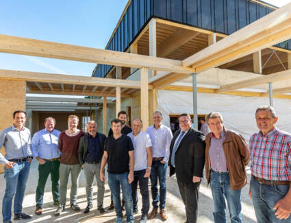 Firstfeier der Sporthalle in Moos am Bodensee © ©Christian Flemming