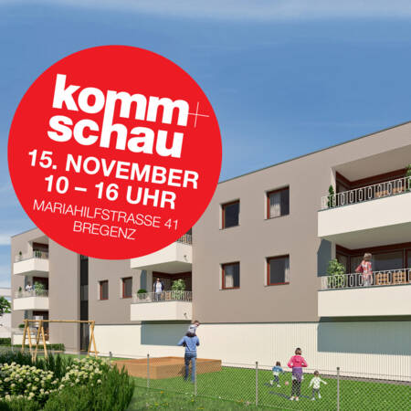 komm+schau in der Mariahilfstraße 41 in Bregenz