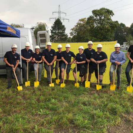 Spatenstich Kessler Torbau in Götzis am 06.09.2018
