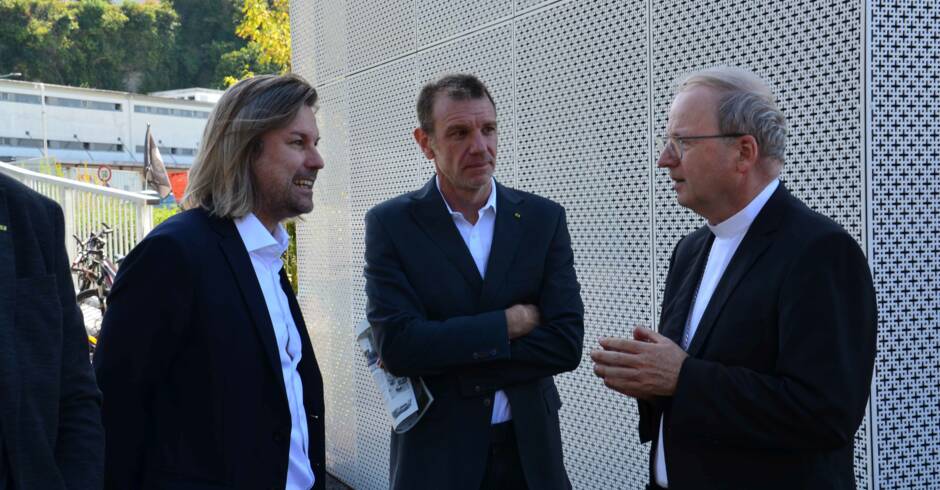 i+R Wohnbau Seedomizil Andachtsraum Weihe im Gespräch i+R